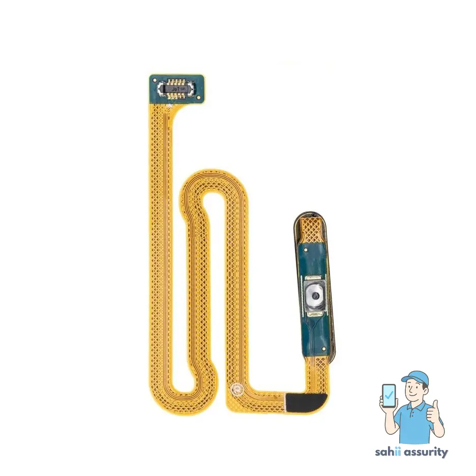 Fingerprint Sensor with Flex Cable for Samsung Galaxy A12 Black thumbnail